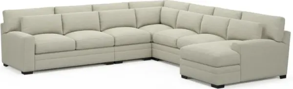Boston Foam Comfort Sectional - Liv Dove