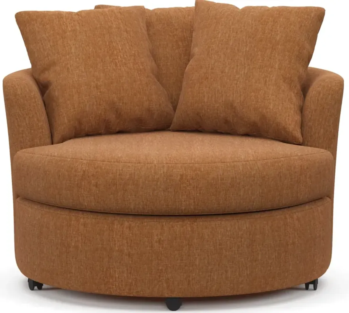 Orren Swivel Accent Chair - Contessa Ginger