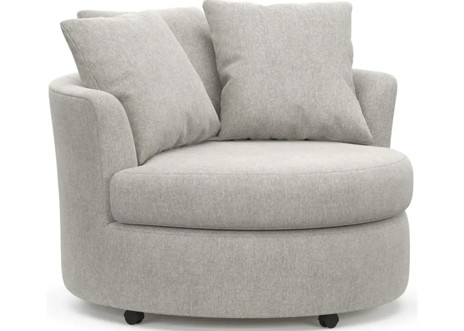 Orren Swivel Accent Chair - Burmese Granite