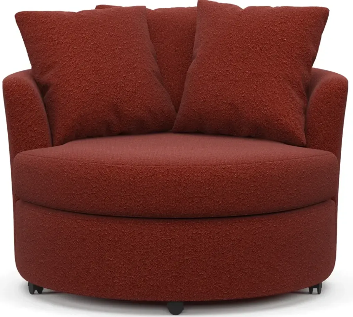 Orren Swivel Accent Chair - Bloke Brick