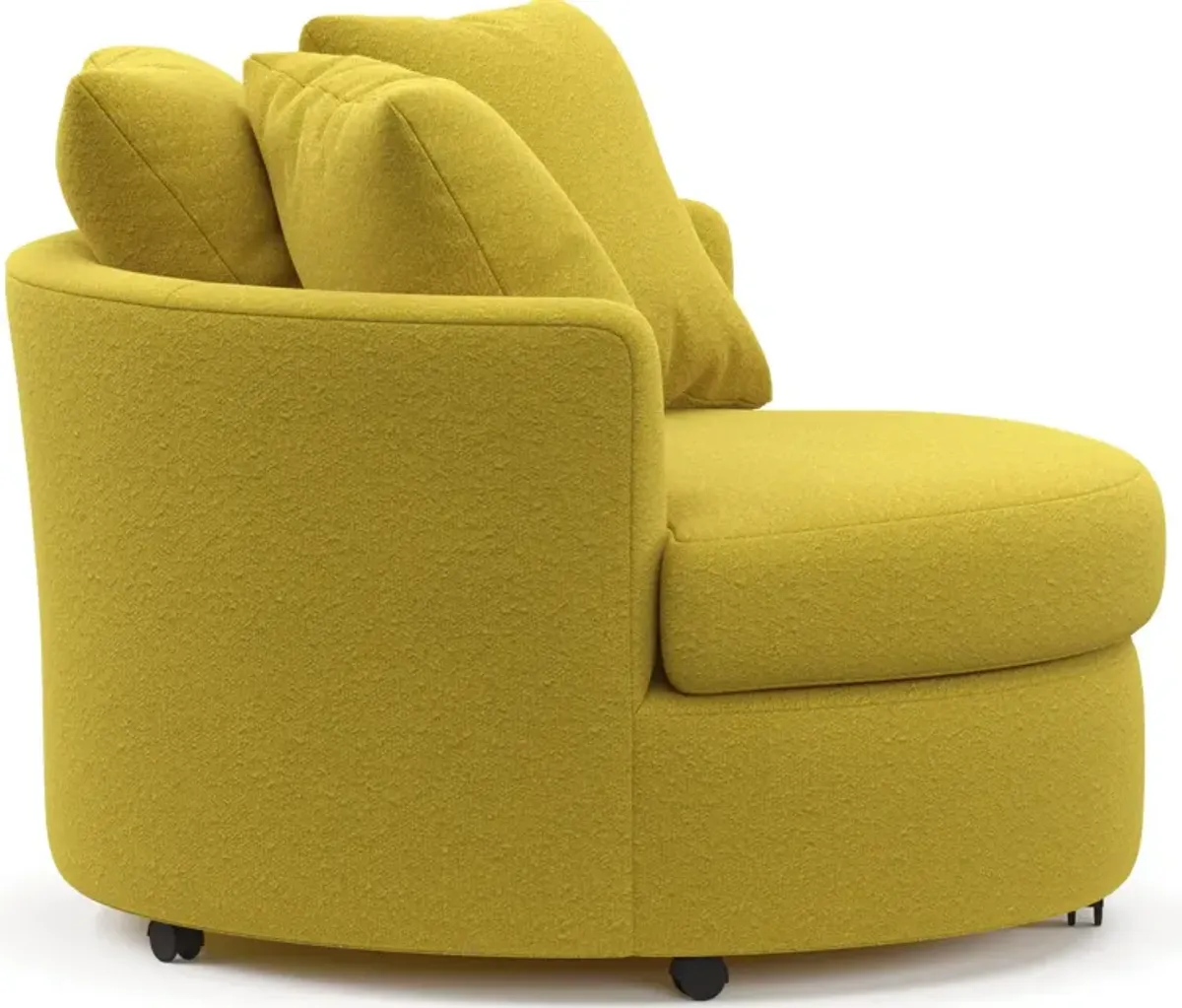 Orren Swivel Accent Chair - Bloke Goldenrod