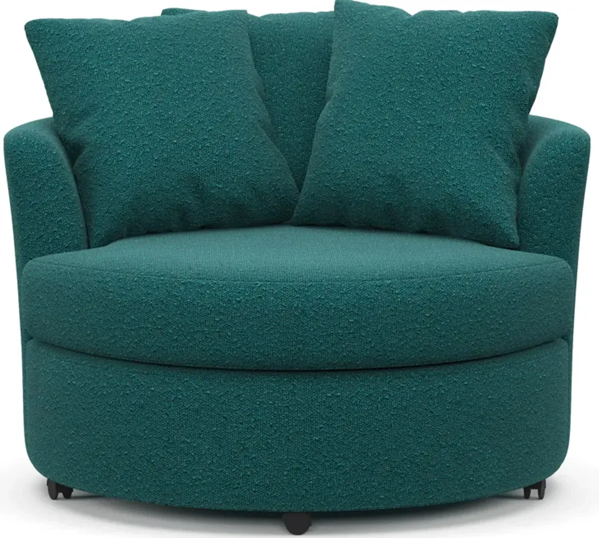 Orren Swivel Accent Chair - Bloke Peacock