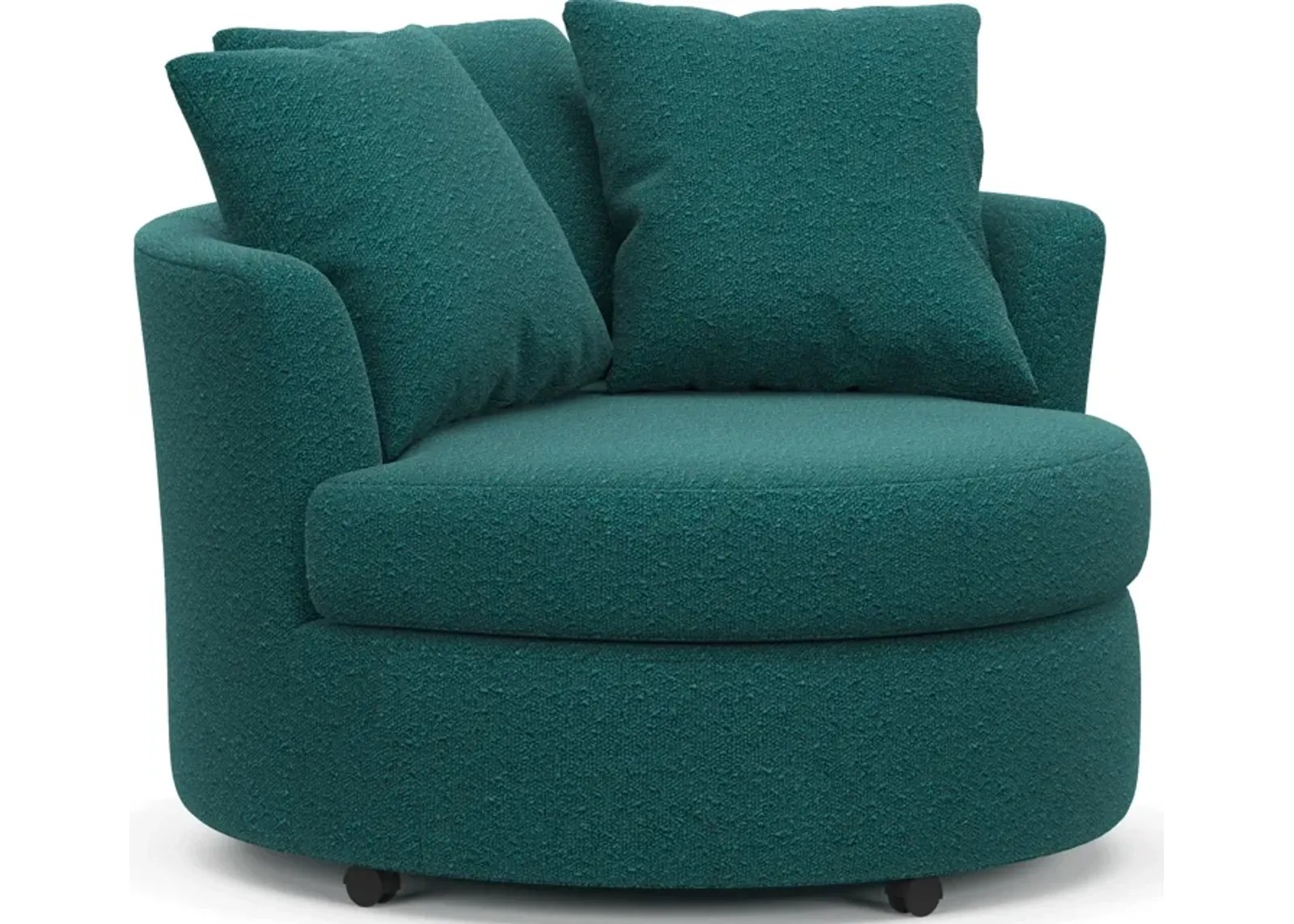 Orren Swivel Accent Chair - Bloke Peacock