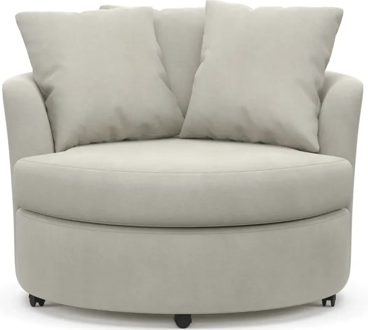 Orren Swivel Accent Chair - Laurent Beach