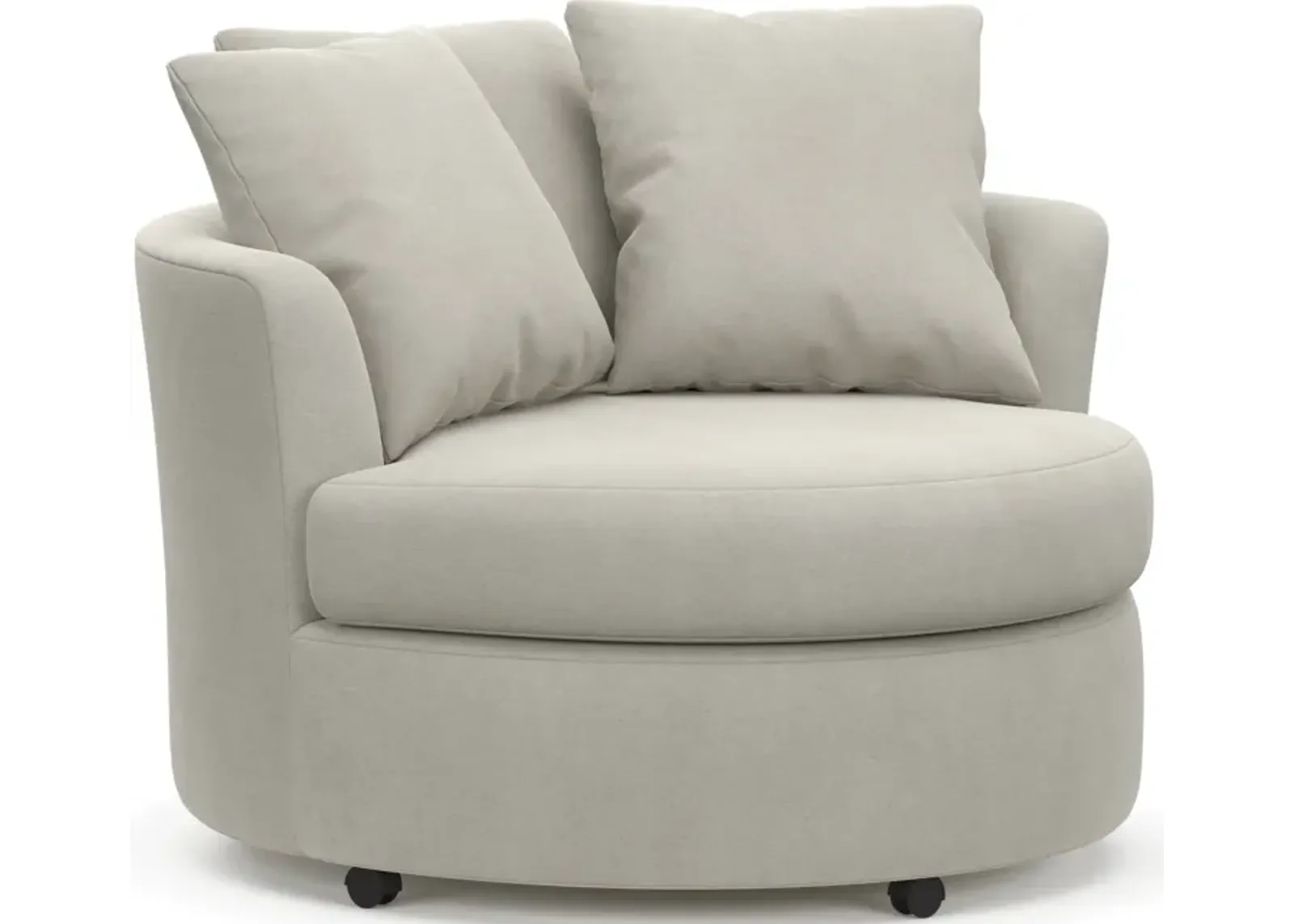 Orren Swivel Accent Chair - Laurent Beach