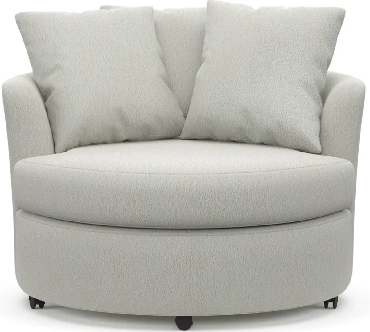 Orren Swivel Accent Chair - Oslo Snow