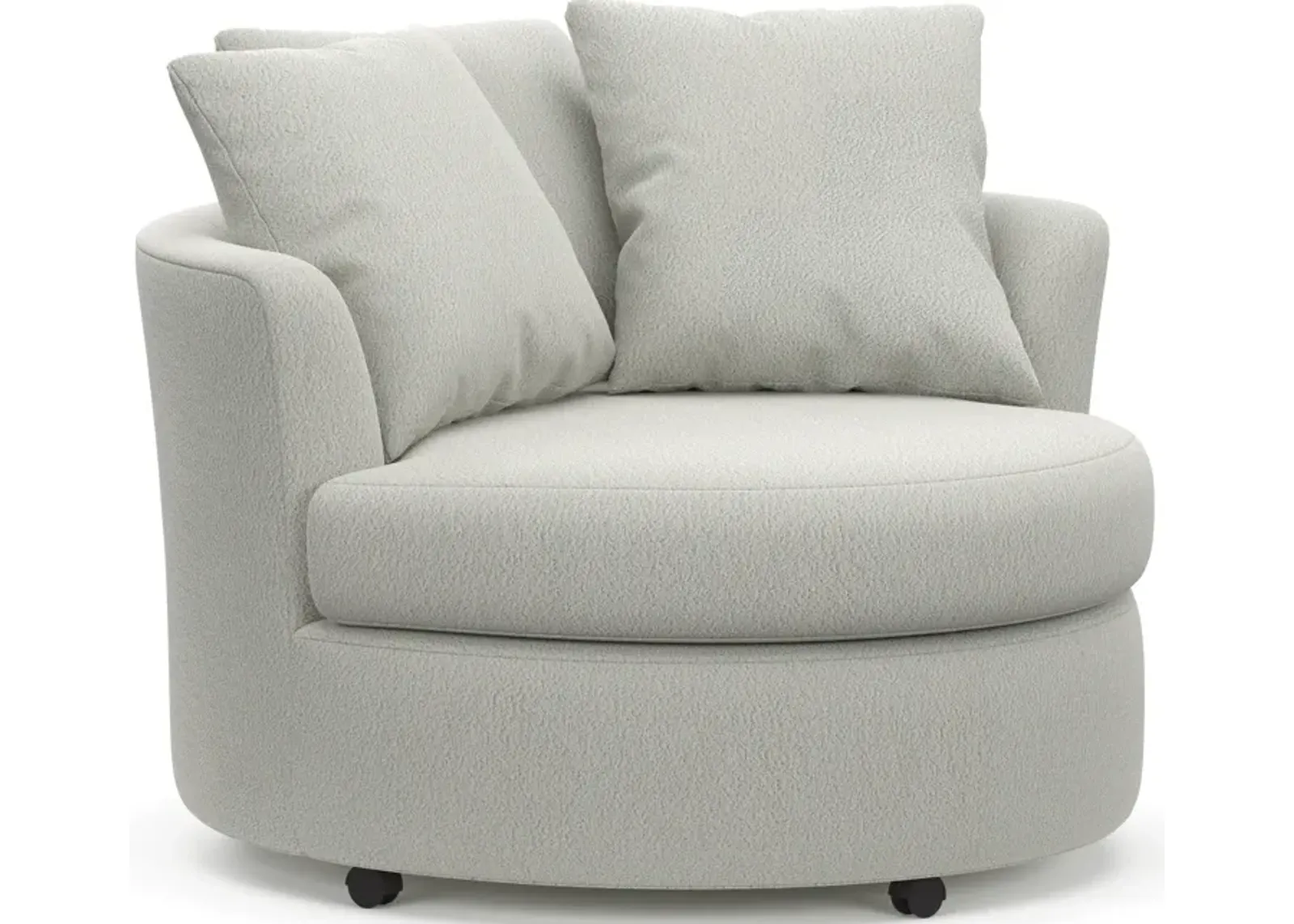 Orren Swivel Accent Chair - Oslo Snow