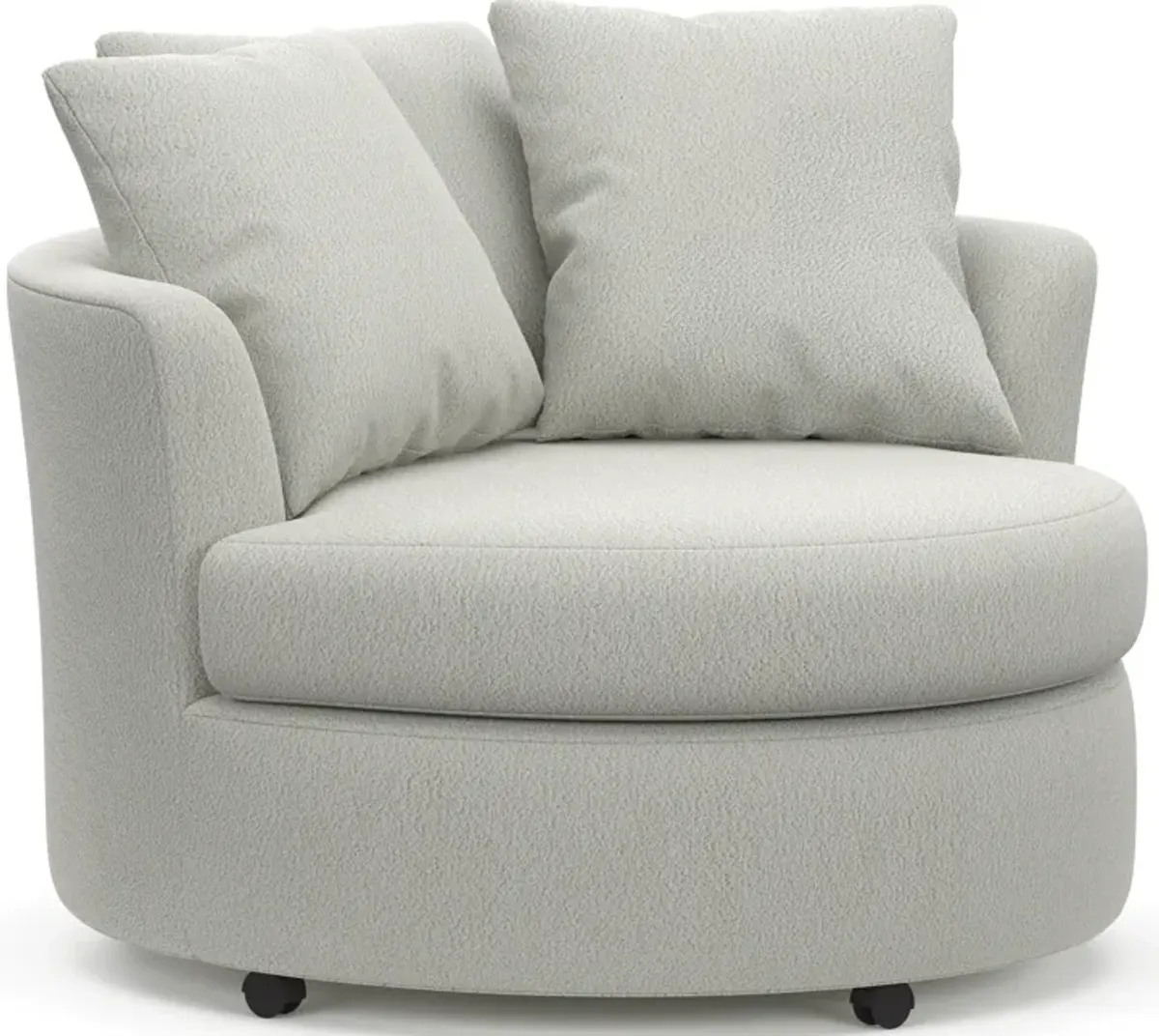 Orren Swivel Accent Chair - Oslo Snow