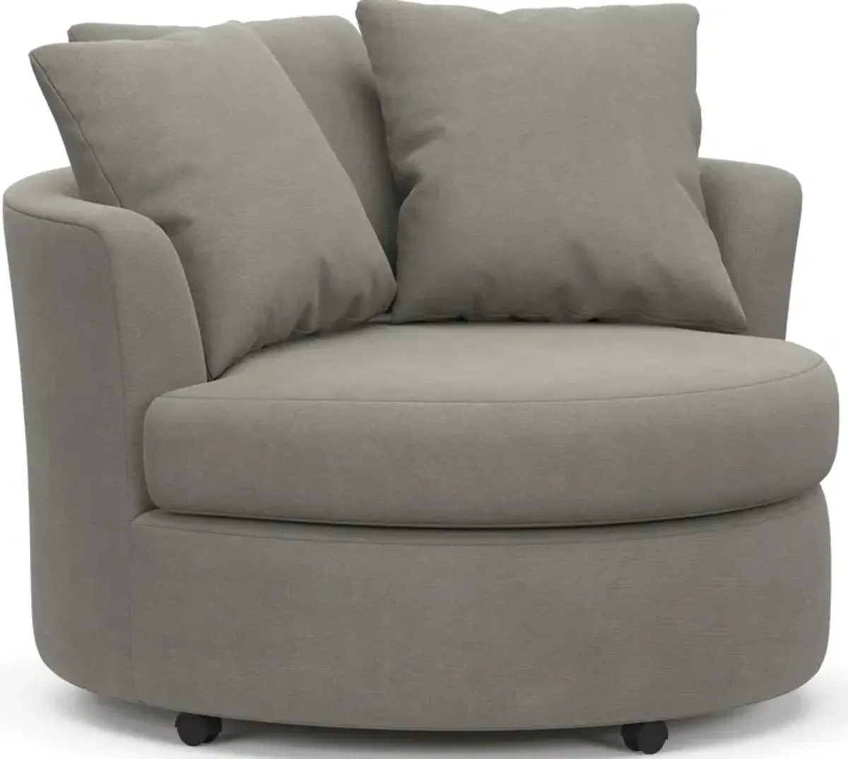 Orren Swivel Accent Chair - Abington Fog