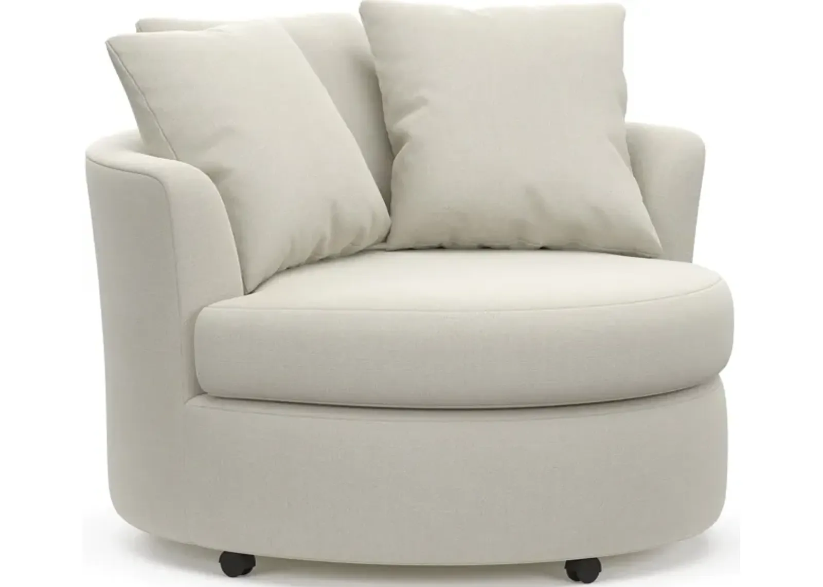 Orren Swivel Accent Chair - Anders Ivory