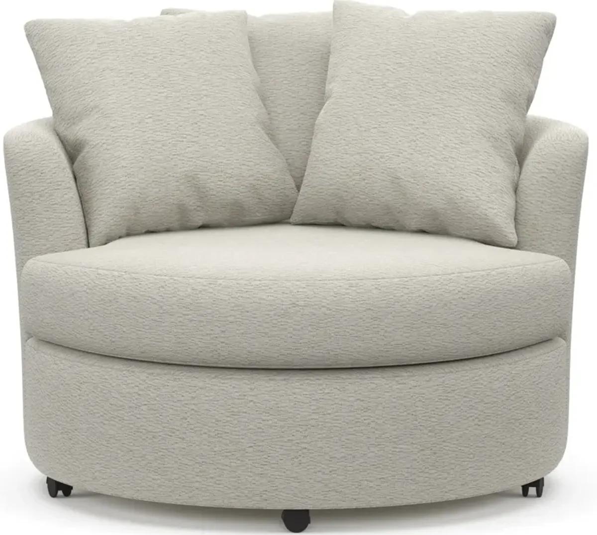 Orren Swivel Accent Chair - Everton Grey