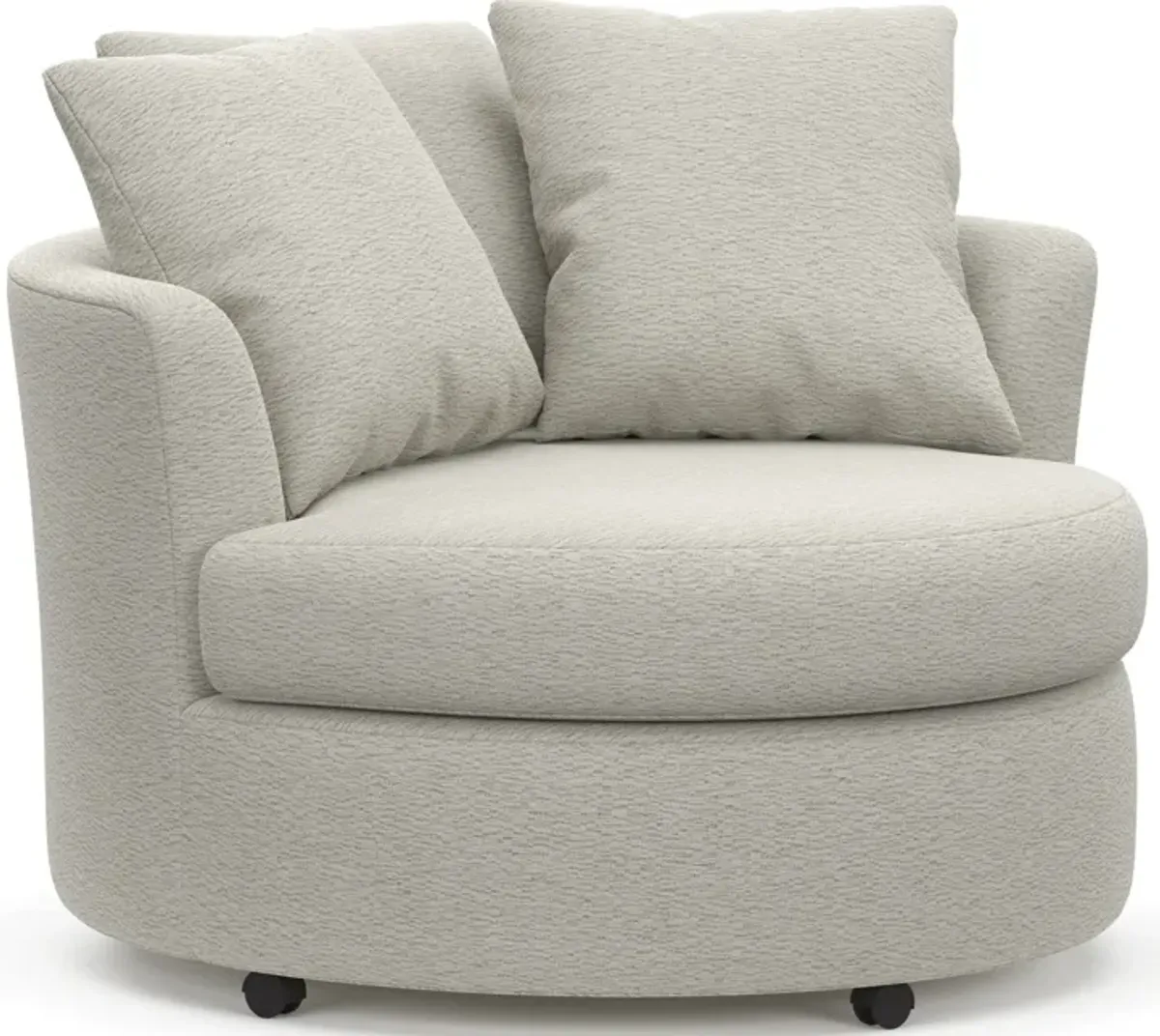 Orren Swivel Accent Chair - Everton Grey