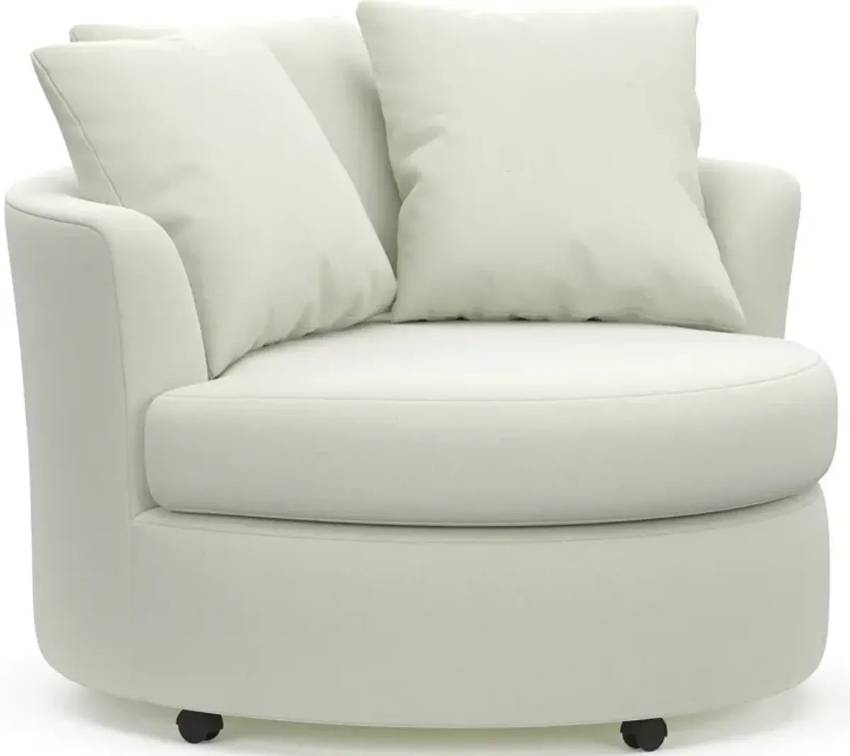 Orren Eco Performance Swivel Accent Chair - Liv Arctic