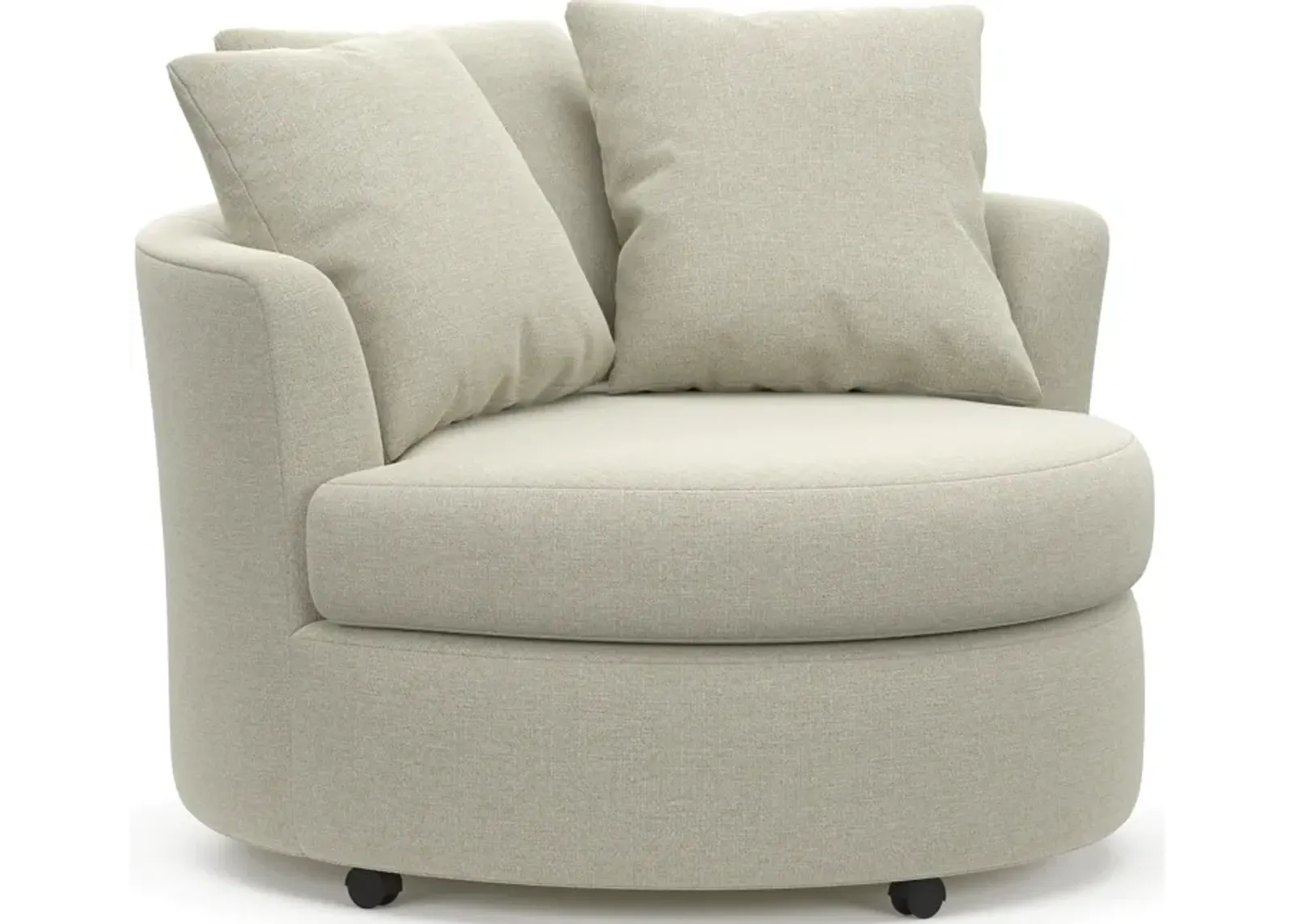 Orren Eco Performance Swivel Accent Chair - Liv Dove