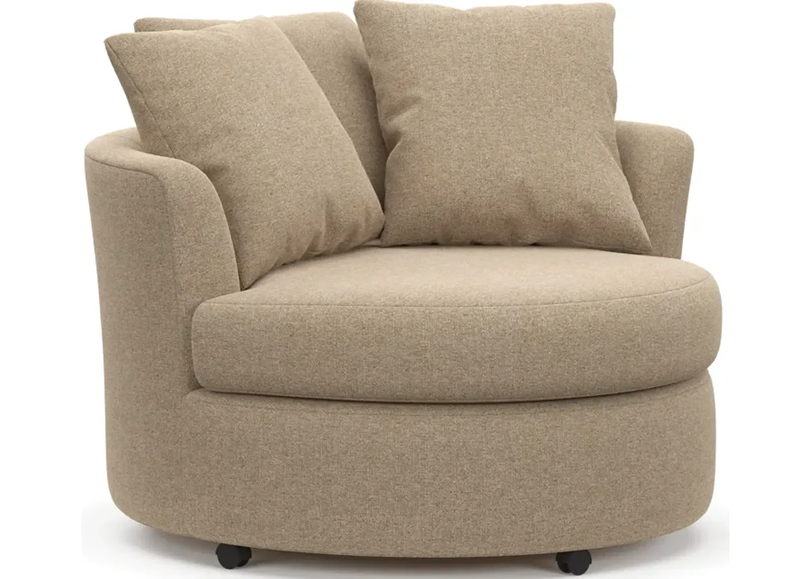 Orren Eco Performance Swivel Accent Chair - Liv Wicker