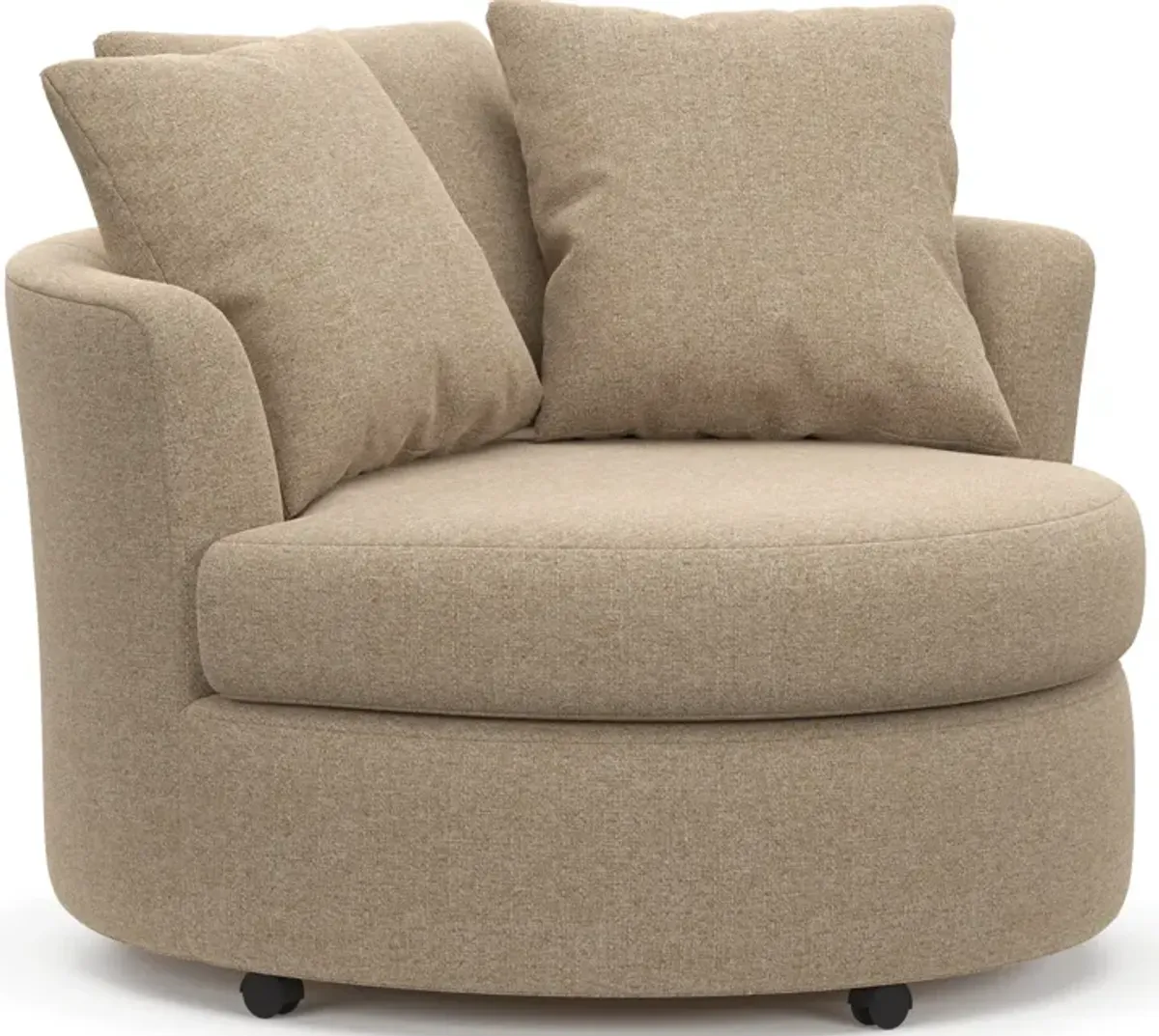 Orren Eco Performance Swivel Accent Chair - Liv Wicker