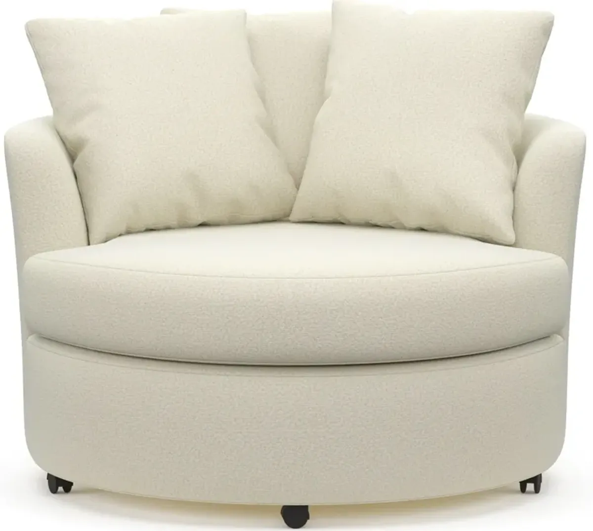 Orren Eco Performance Swivel Accent Chair - Fincher Ivory