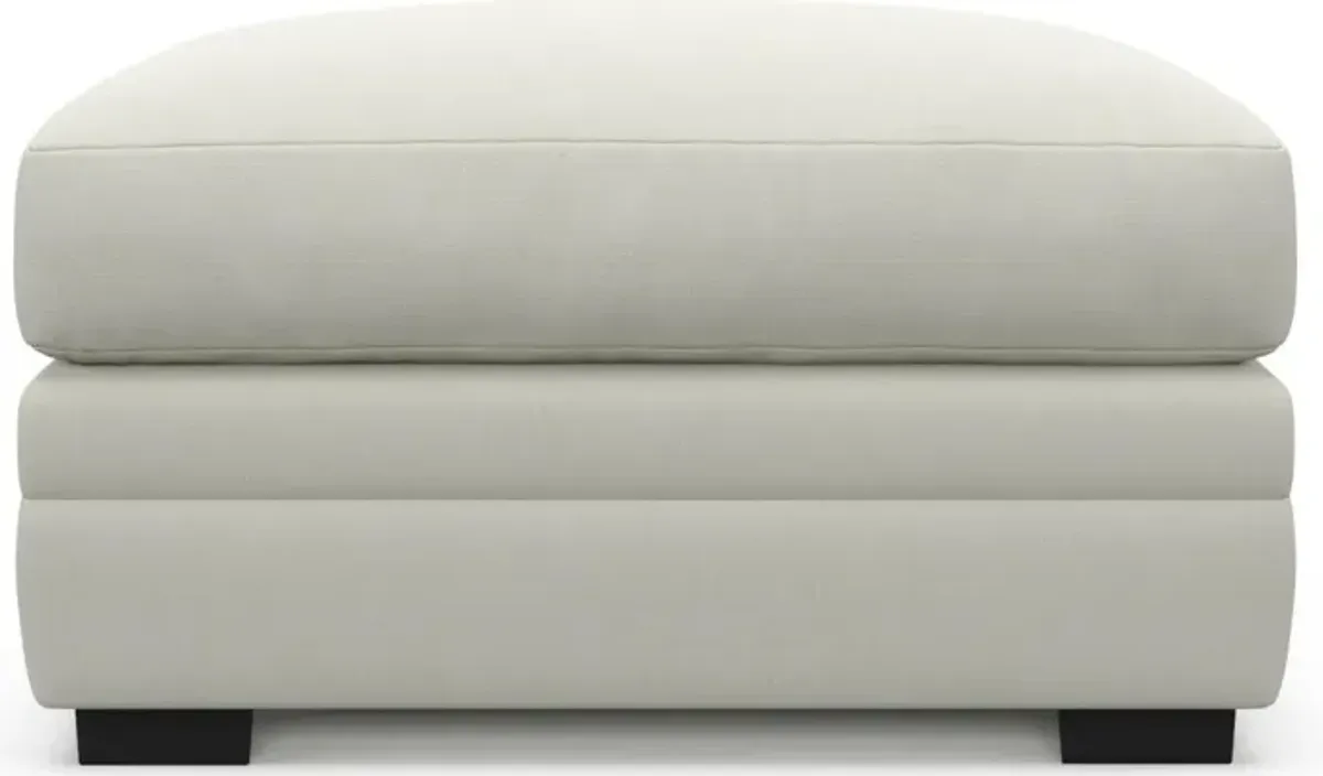 Boston Hybrid Comfort Ottoman - Liv Arctic
