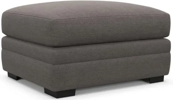 Boston Hybrid Comfort Ottoman - Presidio Steel