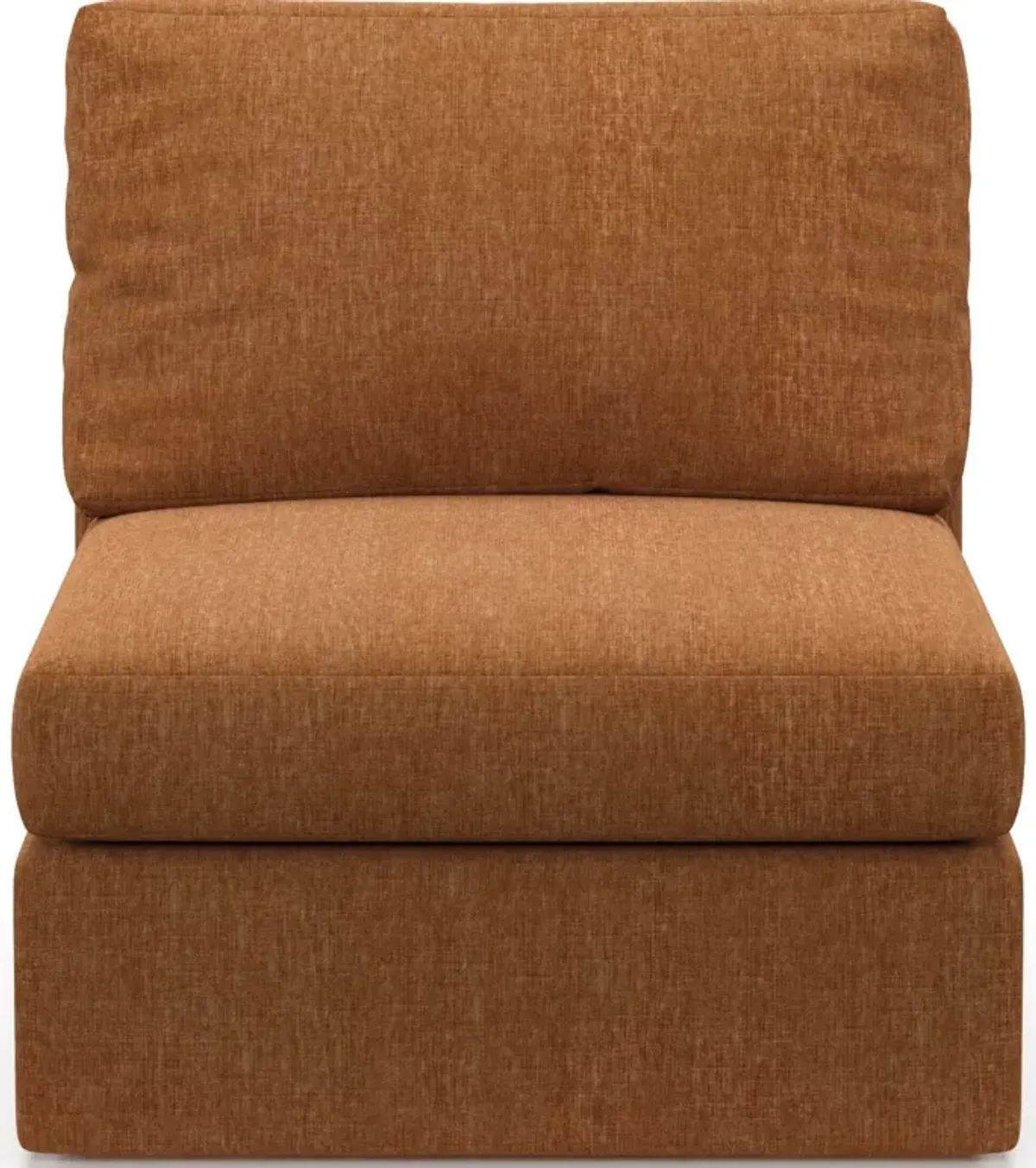 Collin Foam Comfort Armless Chair - Contessa Ginger