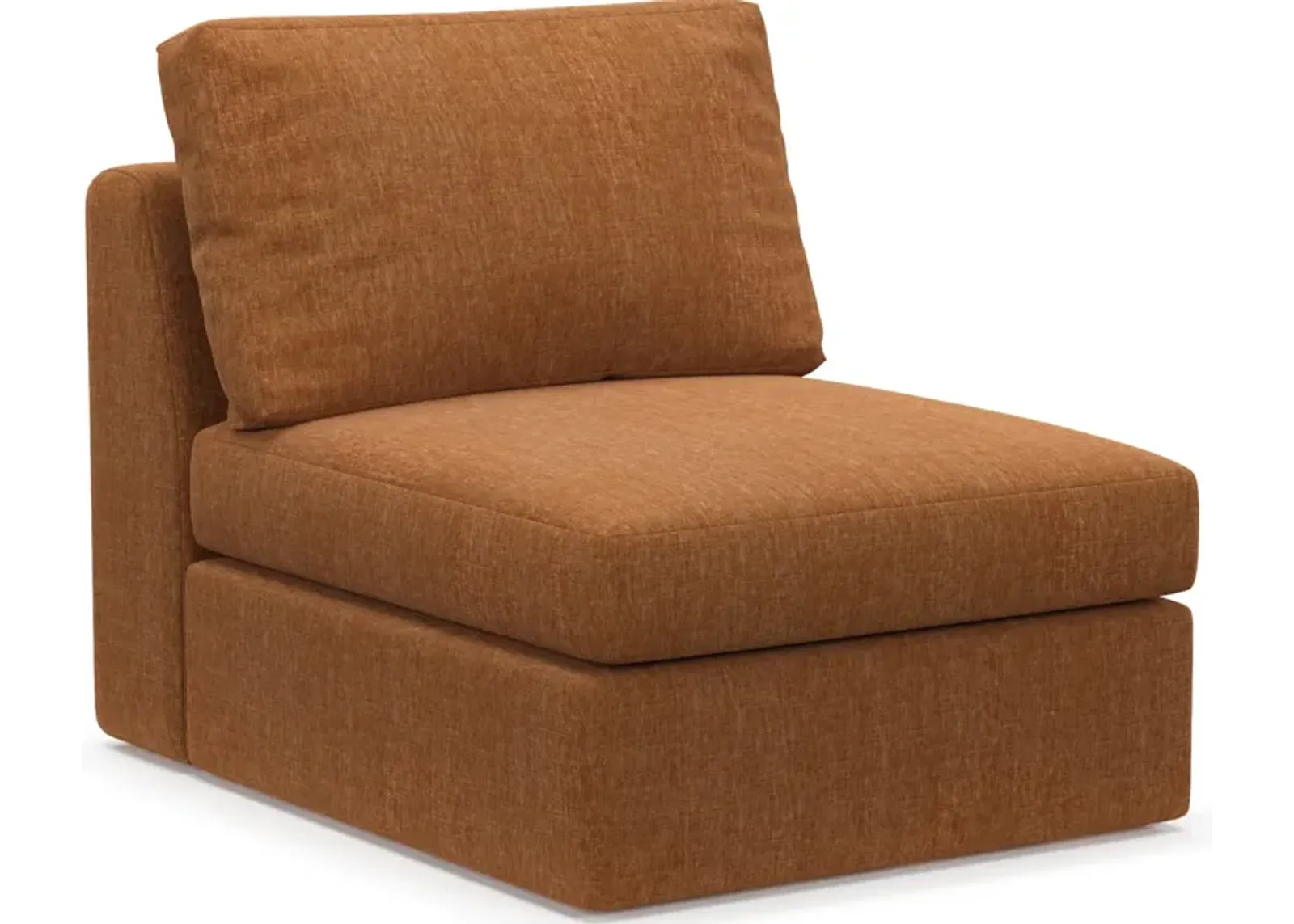 Collin Foam Comfort Armless Chair - Contessa Ginger