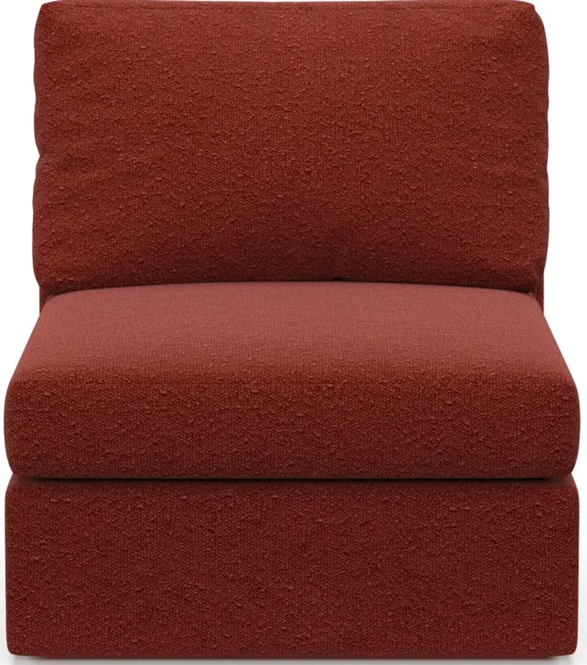 Collin Foam Comfort Armless Chair - Bloke Brick