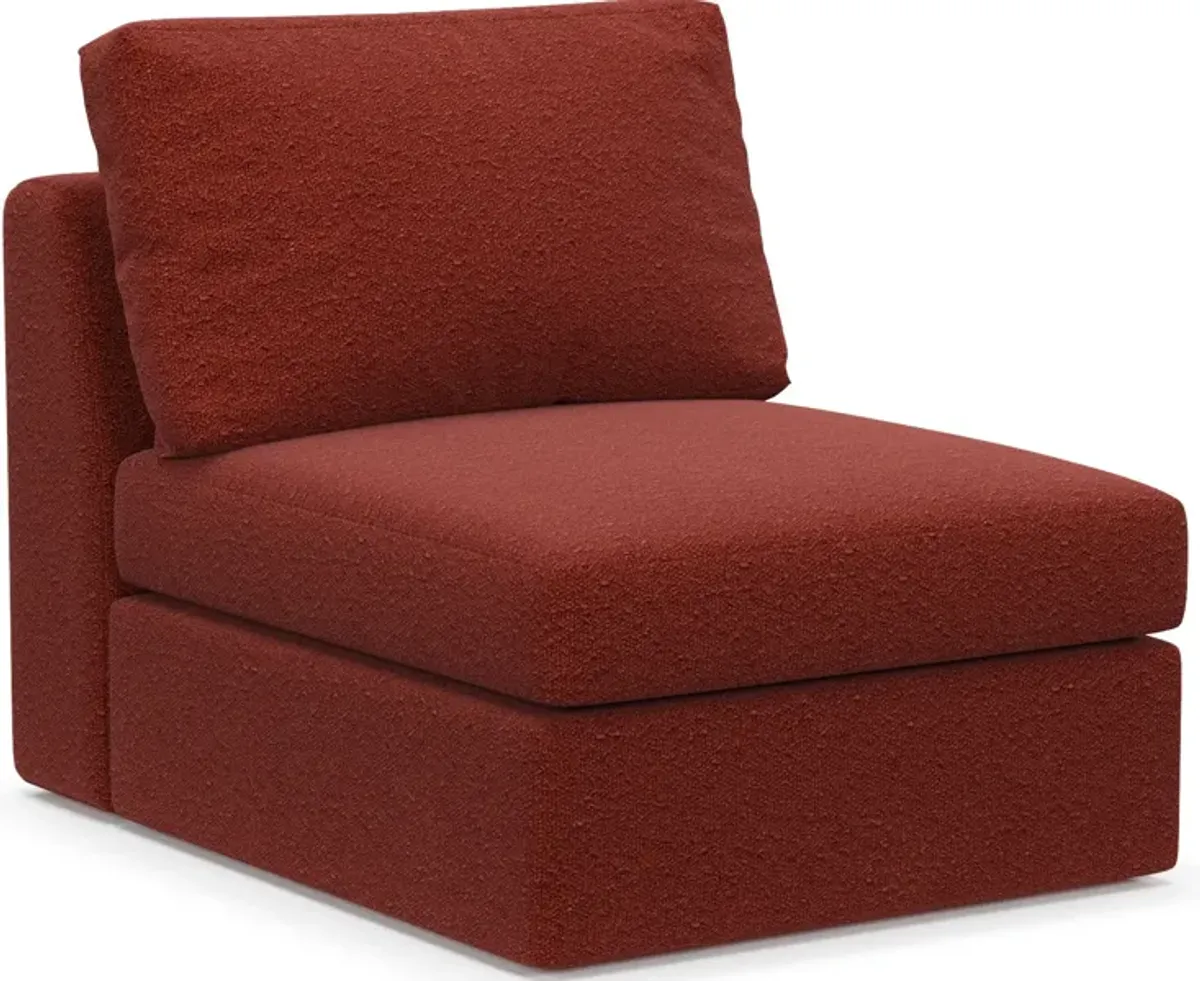 Collin Foam Comfort Armless Chair - Bloke Brick