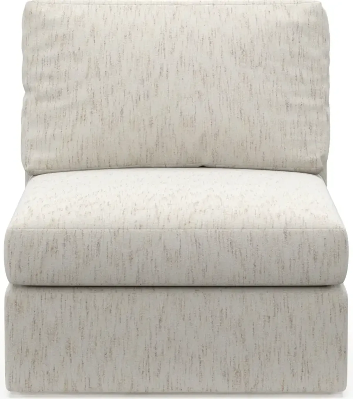 Collin Foam Comfort Armless Chair - P.T. Cream