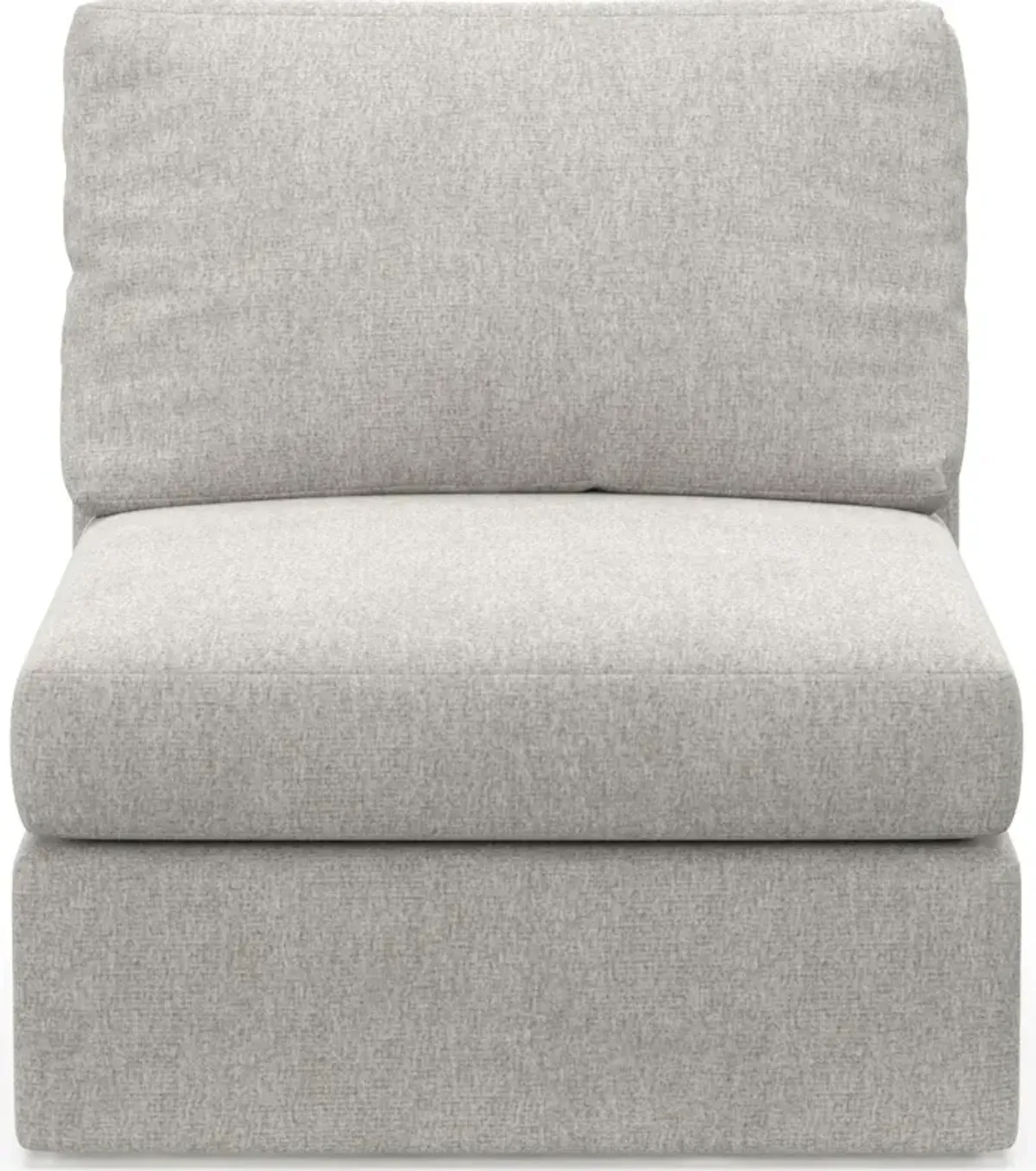 Collin Foam Comfort Armless Chair - Merino Chalk