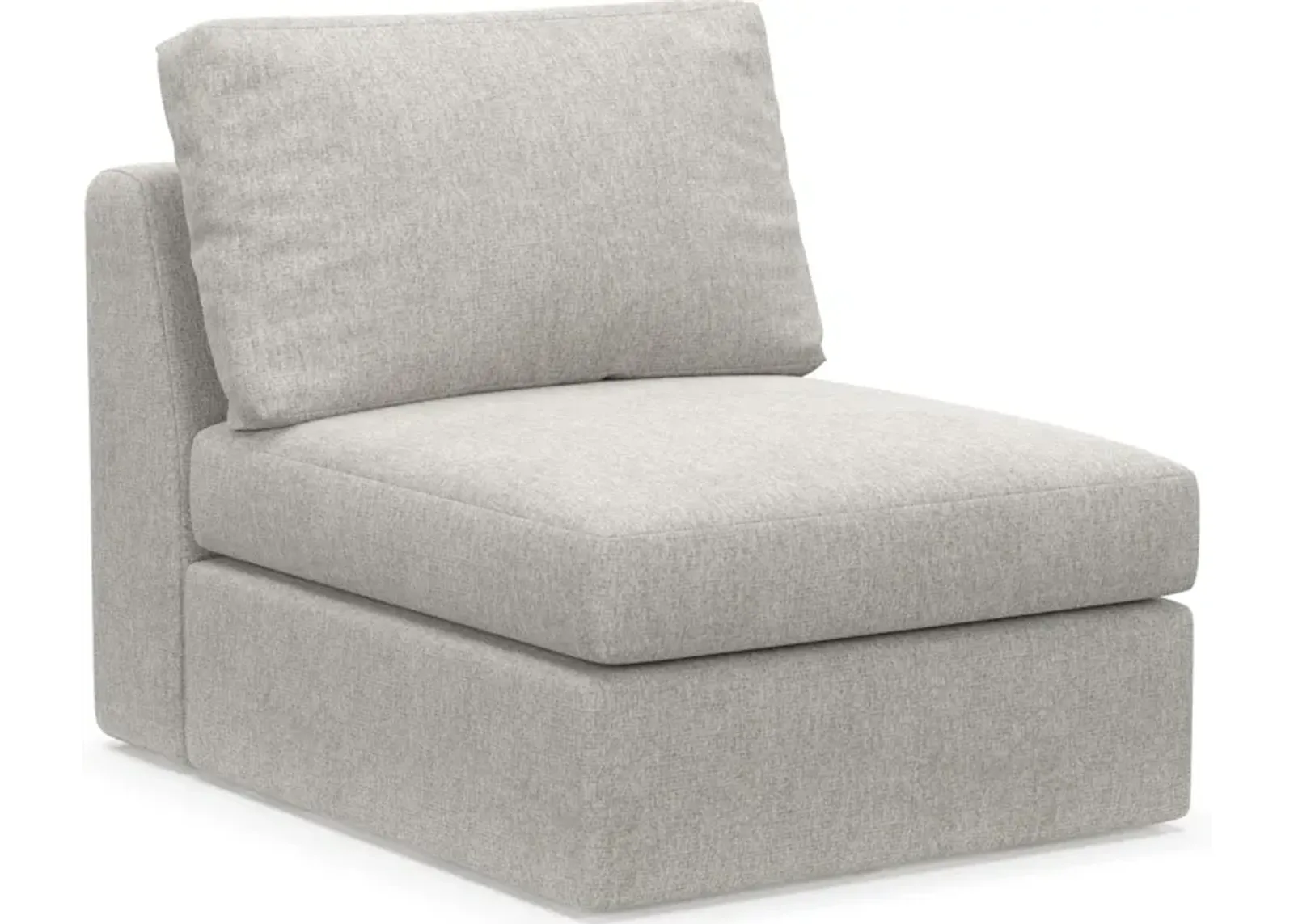 Collin Foam Comfort Armless Chair - Merino Chalk