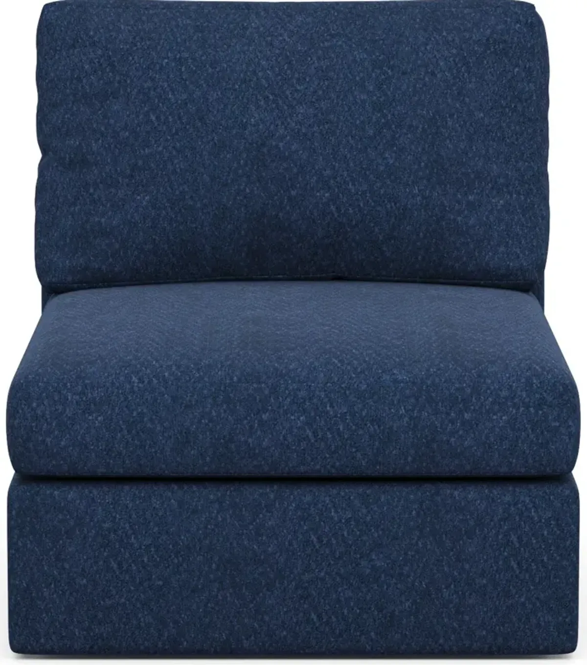 Collin Foam Comfort Armless Chair - Oslo Navy