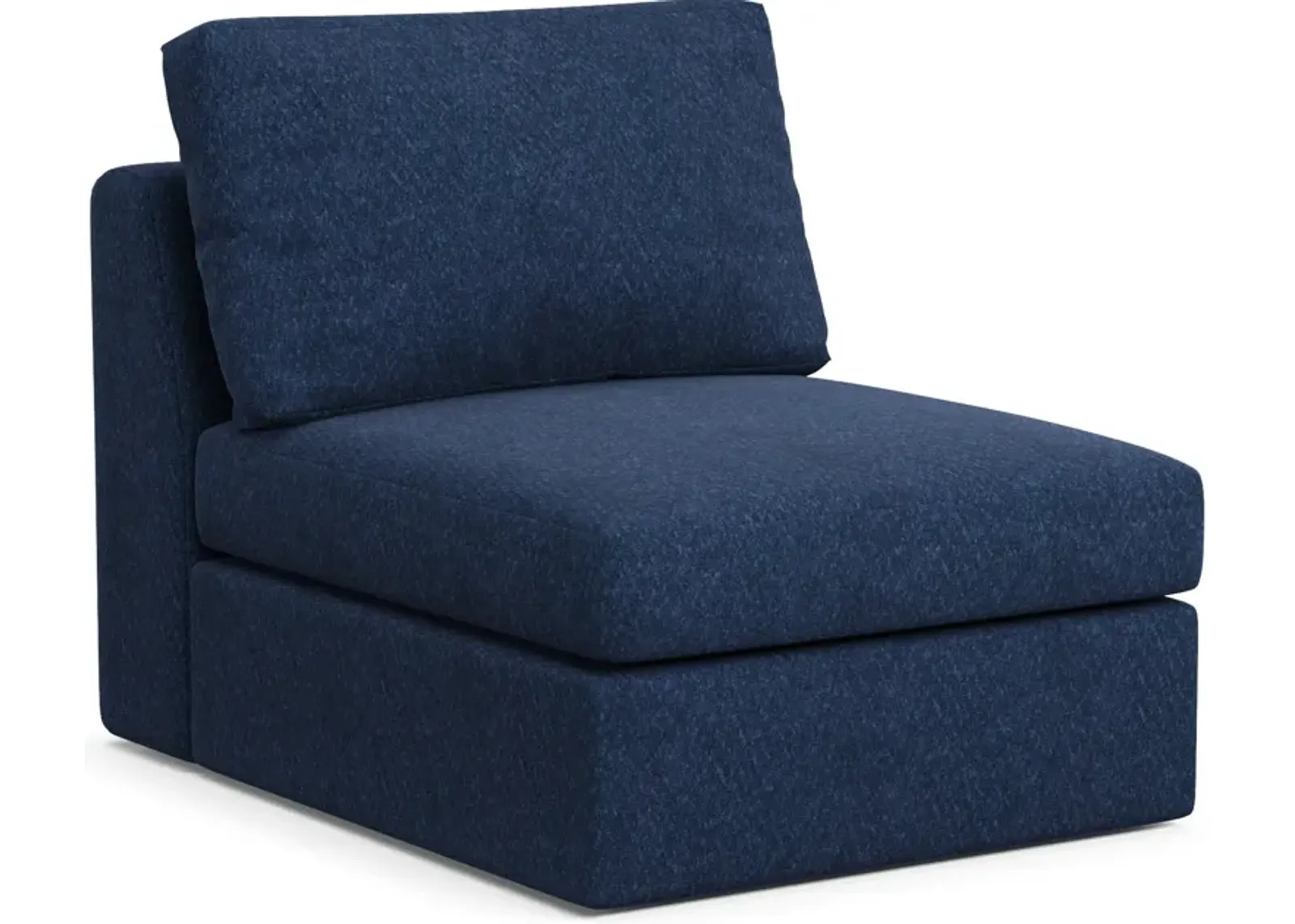 Collin Foam Comfort Armless Chair - Oslo Navy