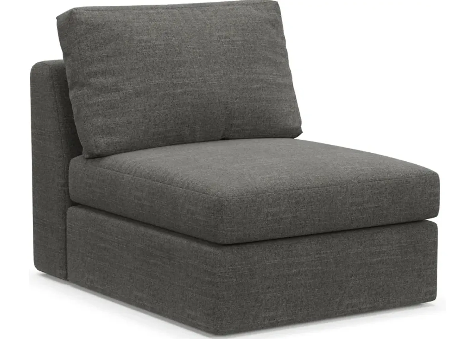 Collin Foam Comfort Armless Chair - Curious Charcoal