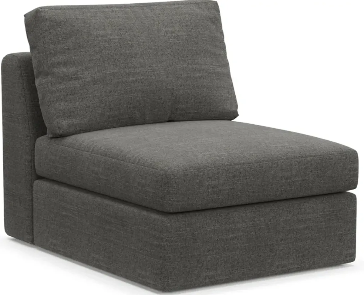 Collin Foam Comfort Armless Chair - Curious Charcoal