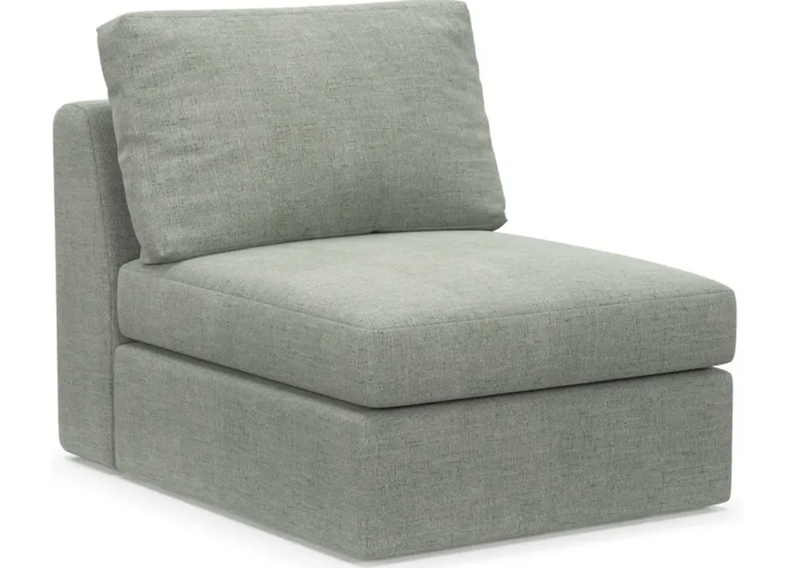 Collin Foam Comfort Armless Chair - Oslo Snow