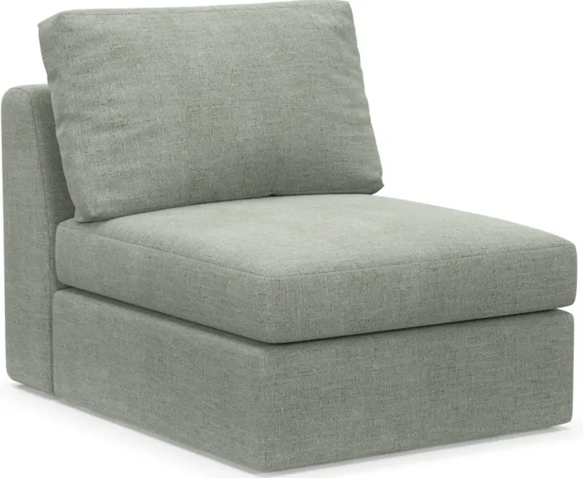 Collin Foam Comfort Armless Chair - Oslo Snow