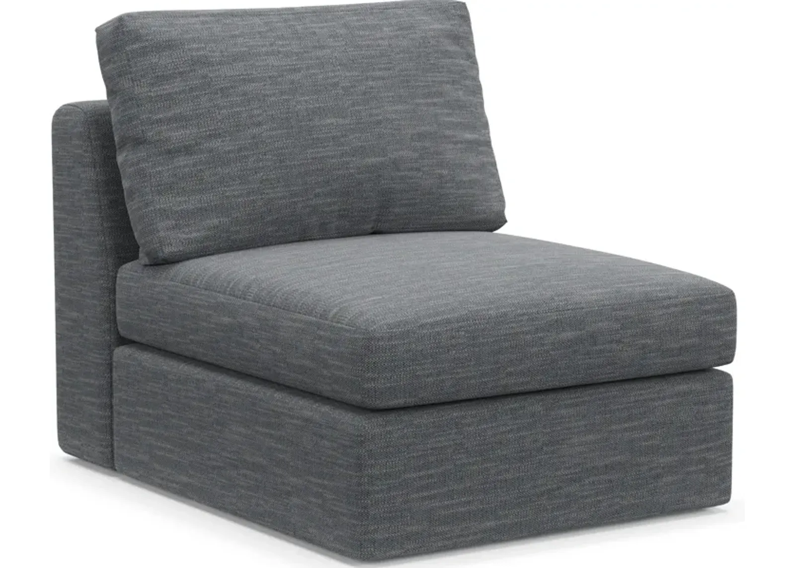 Collin Foam Comfort Armless Chair - Dudley Indigo