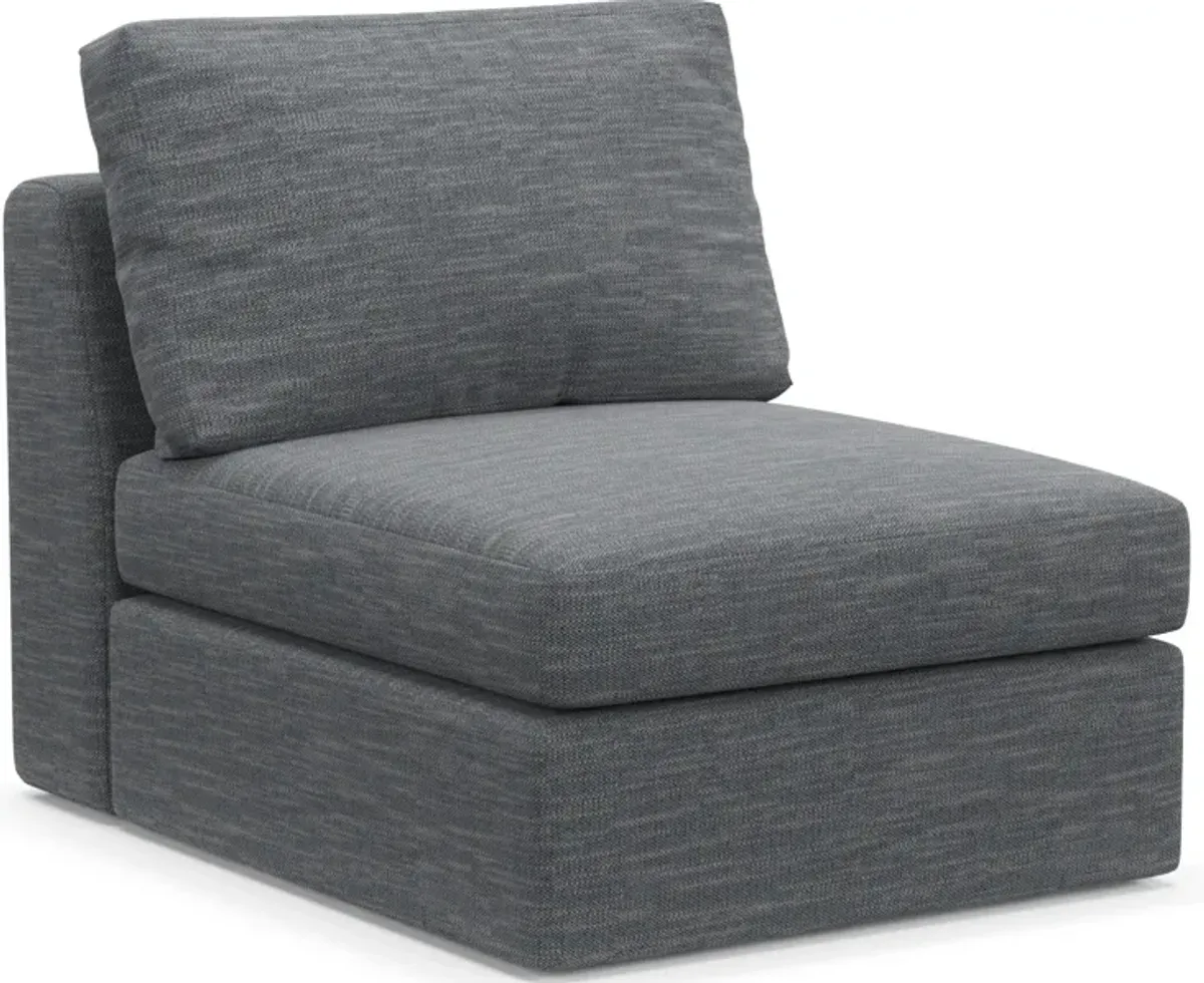 Collin Foam Comfort Armless Chair - Dudley Indigo