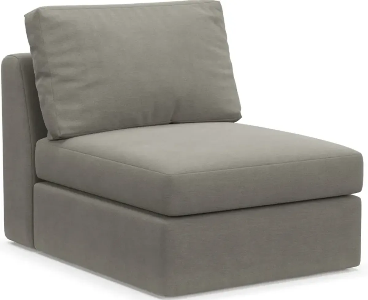 Collin Foam Comfort Armless Chair - Abington Fog