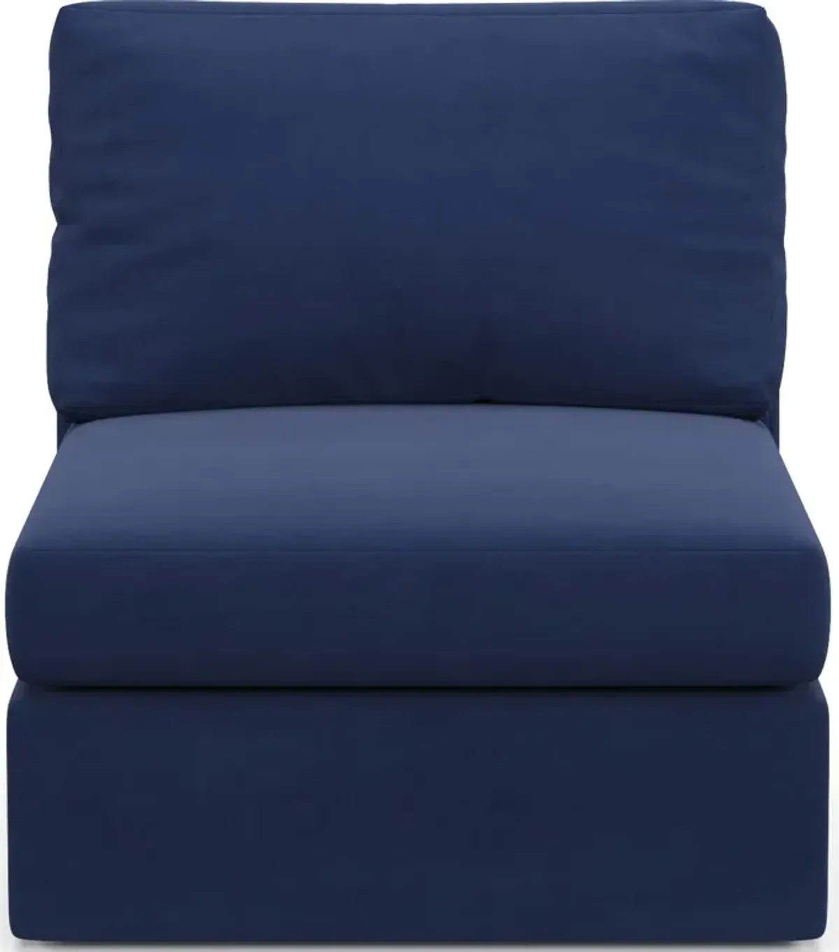 Collin Foam Comfort Armless Chair - Abington Indigo