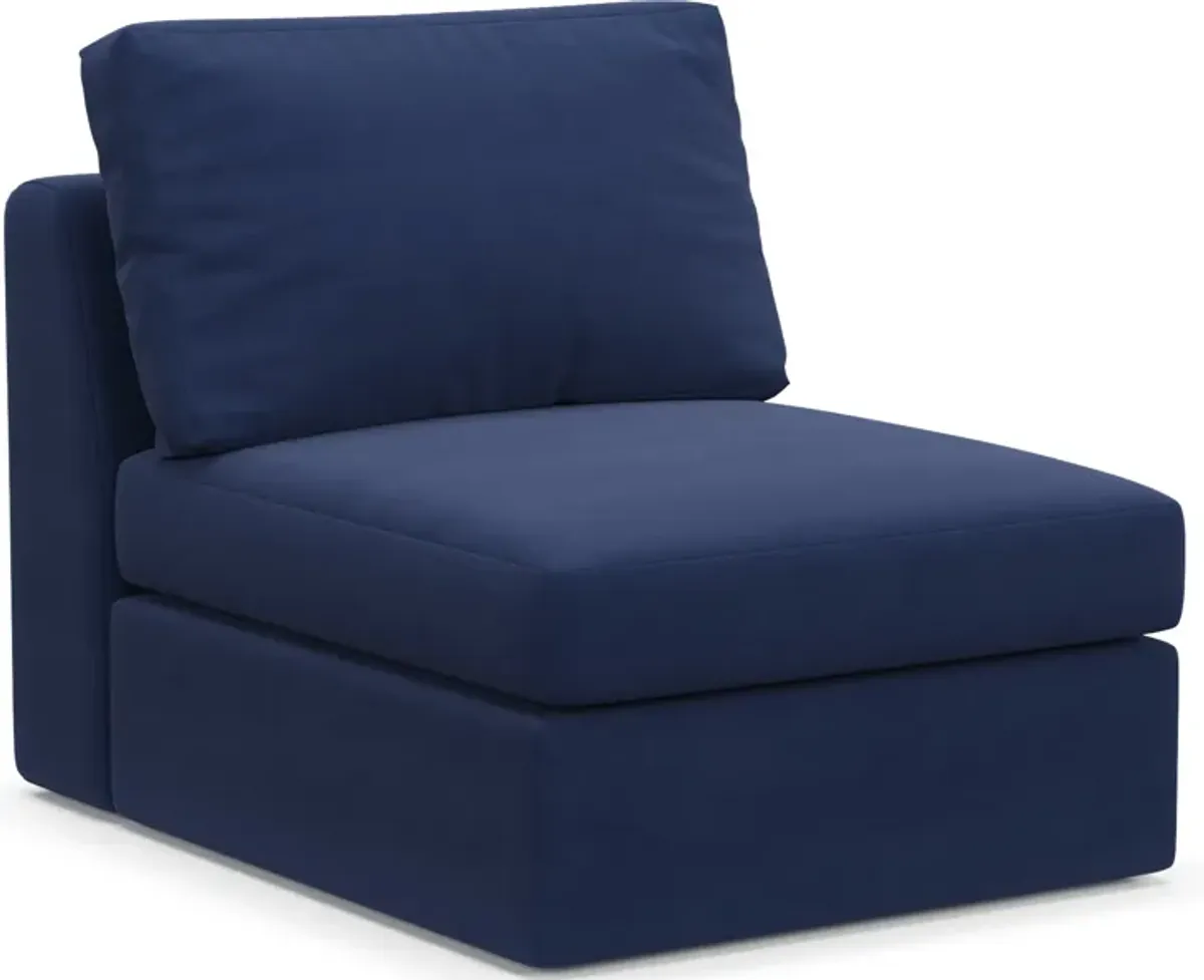 Collin Foam Comfort Armless Chair - Abington Indigo