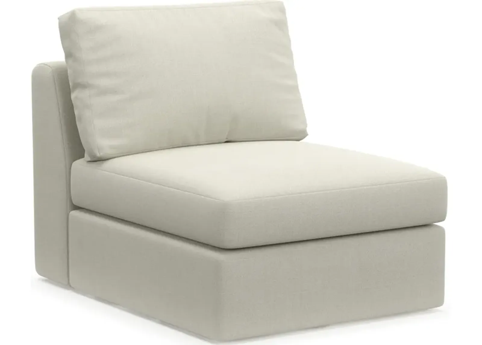 Collin Foam Comfort Armless Chair - Anders Ivory