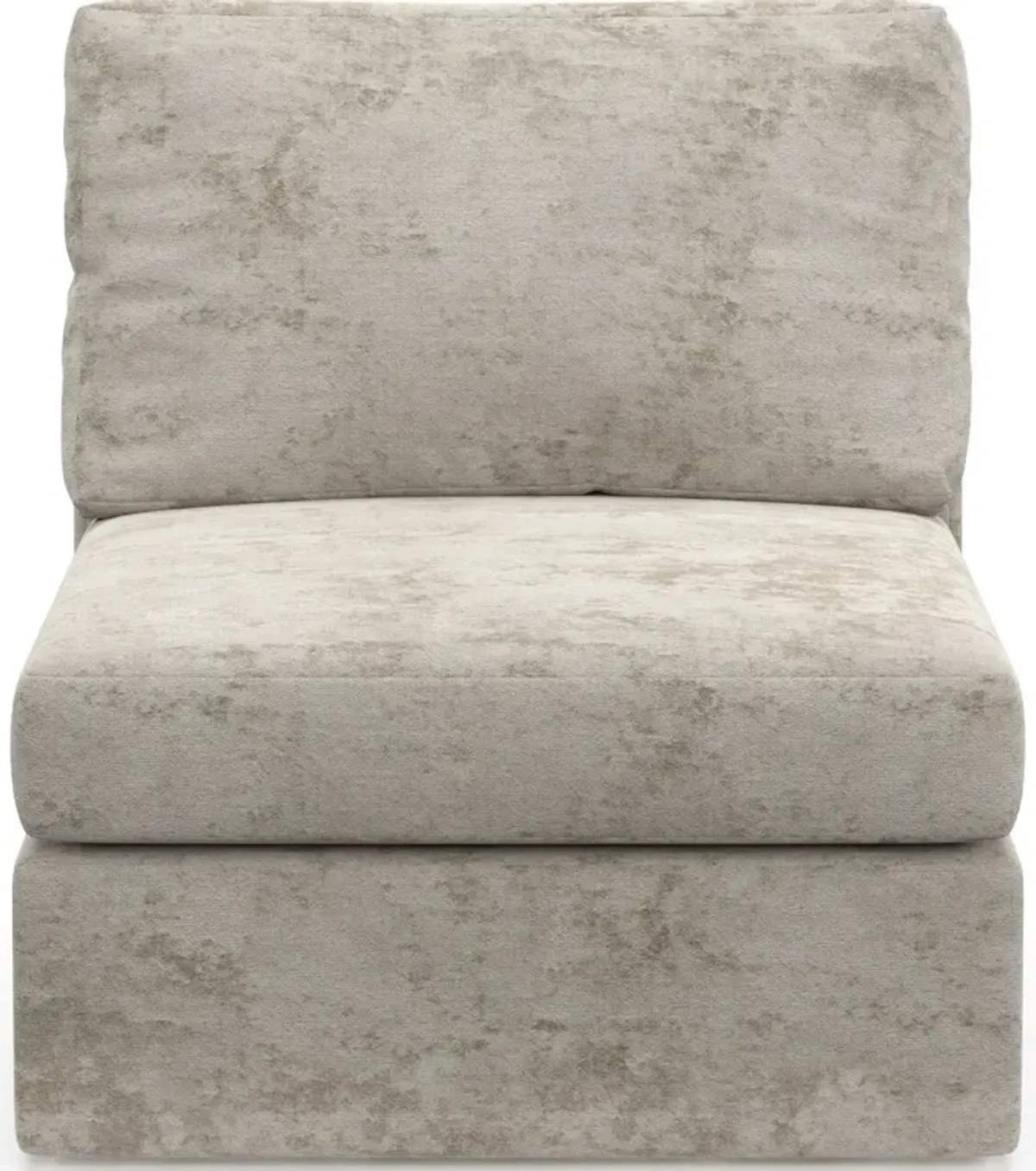 Collin Foam Comfort Armless Chair - Hearth Cement