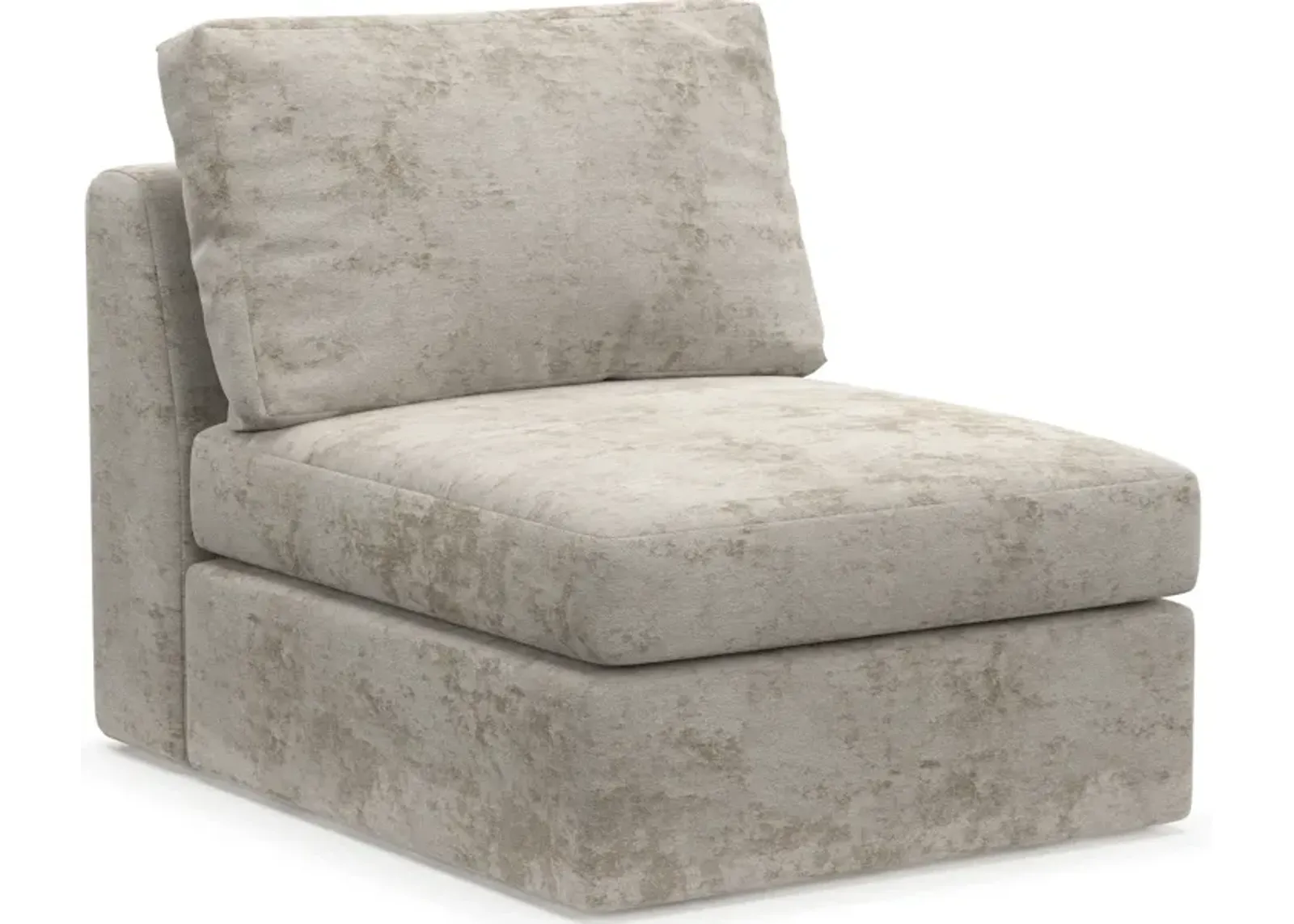 Collin Foam Comfort Armless Chair - Hearth Cement