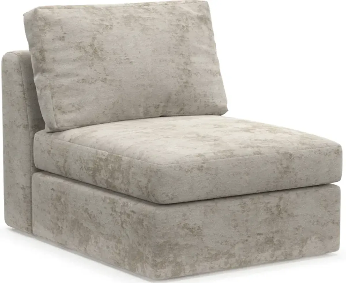 Collin Foam Comfort Armless Chair - Hearth Cement