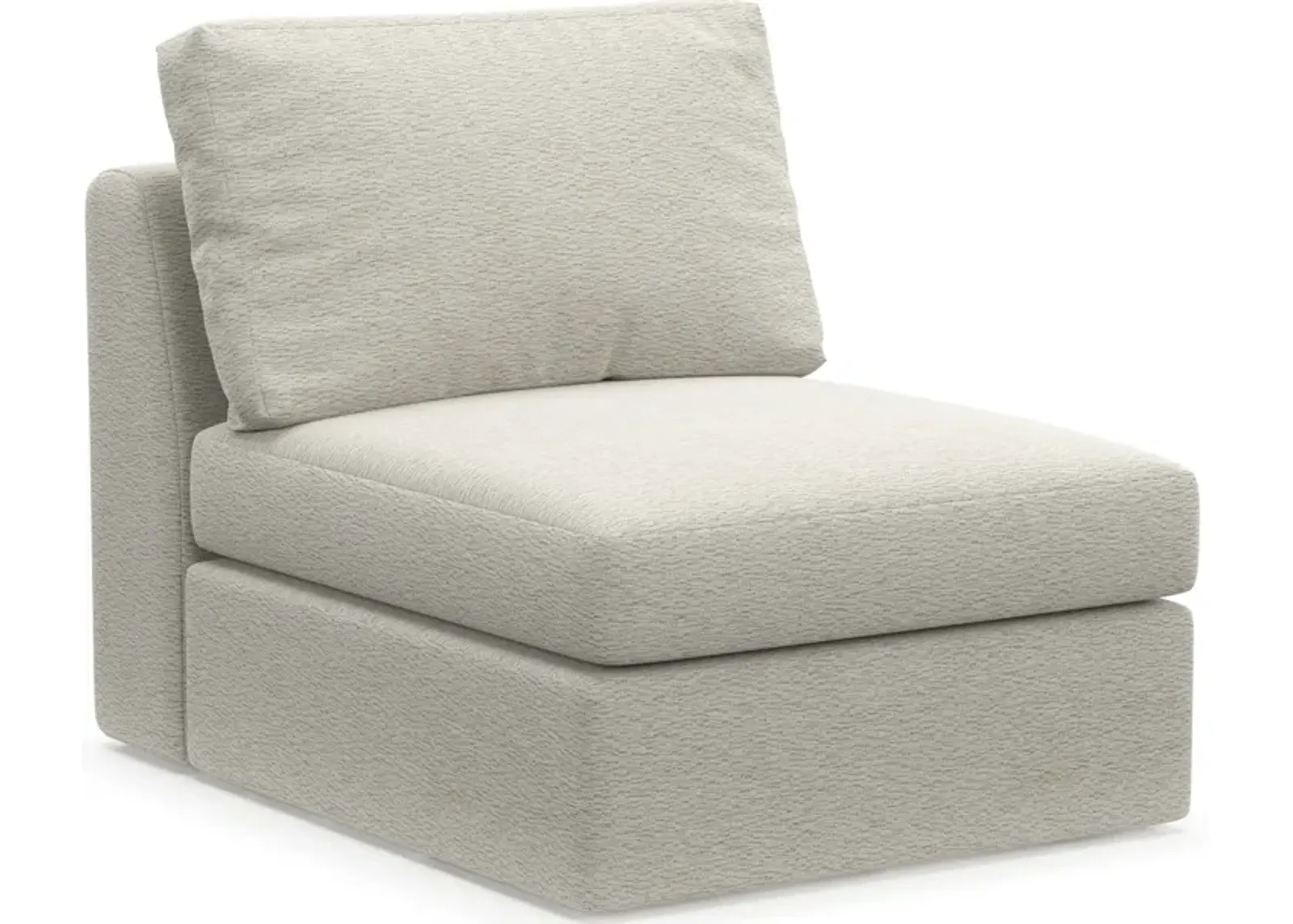 Collin Foam Comfort Armless Chair - Everton Grey