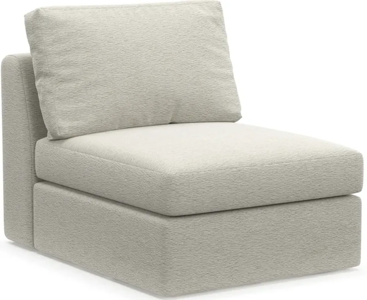 Collin Foam Comfort Armless Chair - Everton Grey