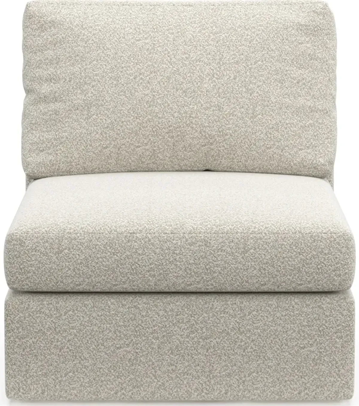 Collin Foam Comfort Armless Chair - Muse Stone