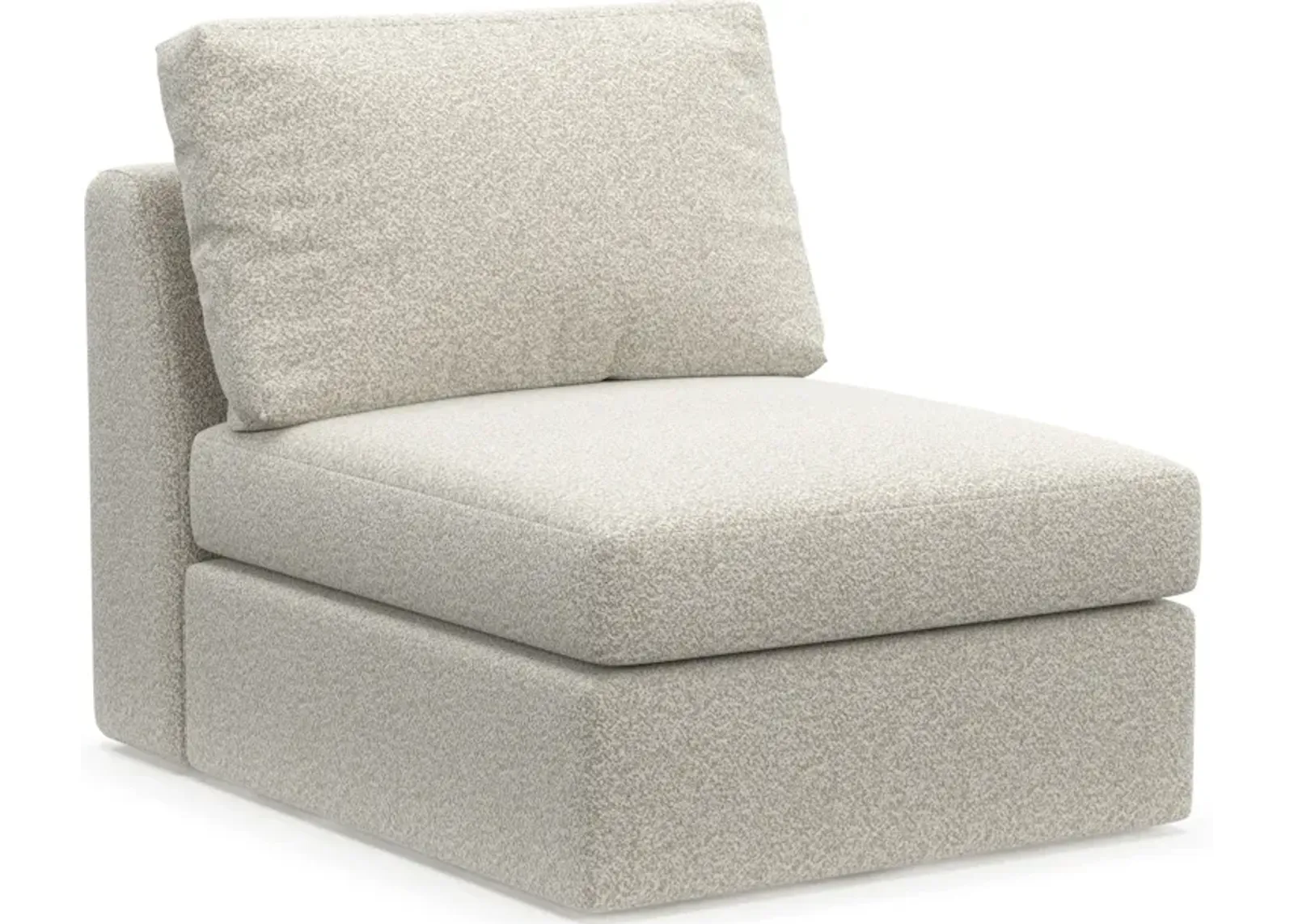 Collin Foam Comfort Armless Chair - Muse Stone