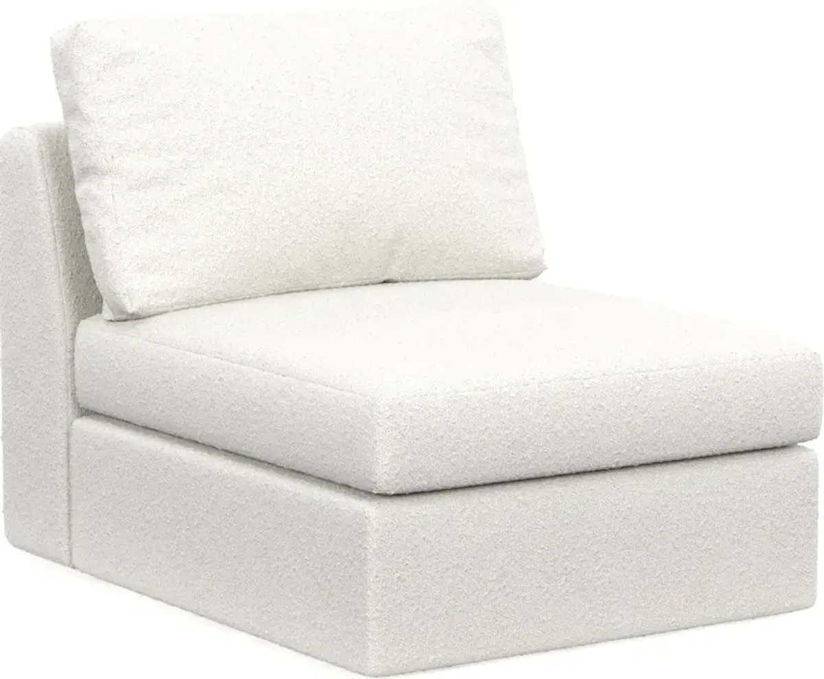 Collin Hybrid Comfort Armless Chair - Bloke Snow